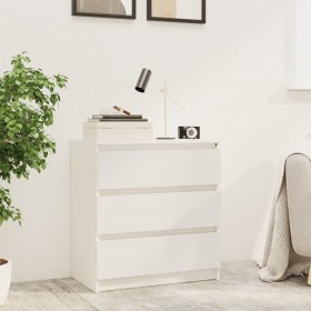 Solid white mango wood bedside table 60x36x64 cm by vidaXL, Nightstands - Ref: Foro24-808094, Price: 94,85 €, Discount: %