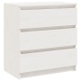 Solid white mango wood bedside table 60x36x64 cm by vidaXL, Nightstands - Ref: Foro24-808094, Price: 94,85 €, Discount: %