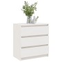 Solid white mango wood bedside table 60x36x64 cm by vidaXL, Nightstands - Ref: Foro24-808094, Price: 94,85 €, Discount: %