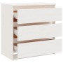 Solid white mango wood bedside table 60x36x64 cm by vidaXL, Nightstands - Ref: Foro24-808094, Price: 94,85 €, Discount: %