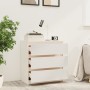 Solid white mango wood bedside table 60x36x64 cm by vidaXL, Nightstands - Ref: Foro24-808094, Price: 94,85 €, Discount: %