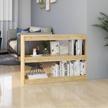 Estantería divisor de espacios madera de pino 100x30x71,5 cm de vidaXL, Librerías y estanterías - Ref: Foro24-808208, Precio:...