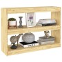 Pine wood space divider shelf 100x30x71.5 cm by vidaXL, Bookcases and shelves - Ref: Foro24-808208, Price: 66,99 €, Discount: %