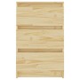 Mesitas de noche 2 uds madera maciza de pino 40x29,5x64 cm de vidaXL, Mesitas de noche - Ref: Foro24-808084, Precio: 82,75 €,...