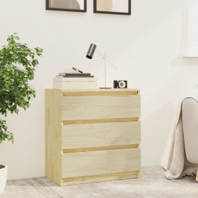 Mesita de noche madera maciza de pino 60x36x64 cm de vidaXL, Mesitas de noche - Ref: Foro24-808093, Precio: 69,99 €, Descuent...