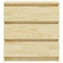 Mesita de noche madera maciza de pino 60x36x64 cm de vidaXL, Mesitas de noche - Ref: Foro24-808093, Precio: 64,64 €, Descuent...