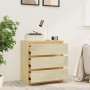 Mesita de noche madera maciza de pino 60x36x64 cm de vidaXL, Mesitas de noche - Ref: Foro24-808093, Precio: 64,64 €, Descuent...