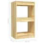 Estantería madera maciza de pino 40x30x71,5 cm de vidaXL, Librerías y estanterías - Ref: Foro24-808133, Precio: 34,99 €, Desc...