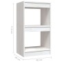 Solid white pine wood bookshelf 40x30x71.5 cm by vidaXL, Bookcases and shelves - Ref: Foro24-808134, Price: 43,99 €, Discount: %