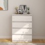 Solid white pine wood auxiliary cabinet 60x36x84 cm by vidaXL, Sideboards - Ref: Foro24-808104, Price: 105,35 €, Discount: %