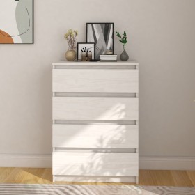 Solid white pine wood auxiliary cabinet 60x36x84 cm by vidaXL, Sideboards - Ref: Foro24-808104, Price: 105,35 €, Discount: %