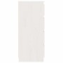 Armario auxiliar madera maciza de pino blanco 60x36x84 cm de vidaXL, Aparadores - Ref: Foro24-808104, Precio: 105,35 €, Descu...