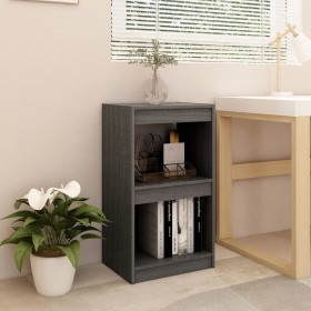 Solid gray pine wood shelf 40x30x71.5 cm by vidaXL, Bookcases and shelves - Ref: Foro24-808135, Price: 28,99 €, Discount: %