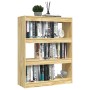 Estantería/divisor de espacios madera maciza pino 100x30x103 cm de vidaXL, Librerías y estanterías - Ref: Foro24-808213, Prec...