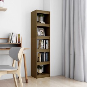 Honey brown pine shelf/space divider 40x30x167.5 cm by vidaXL, Bookcases and shelves - Ref: Foro24-808151, Price: 61,99 €, Di...