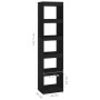 Black pine shelving/space divider 40x30x167.5 cm by vidaXL, Bookcases and shelves - Ref: Foro24-808152, Price: 84,76 €, Disco...