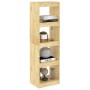 Pine wood space divider shelf 40x30x135.5 cm by vidaXL, Bookcases and shelves - Ref: Foro24-808143, Price: 46,99 €, Discount: %