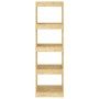 Pine wood space divider shelf 40x30x135.5 cm by vidaXL, Bookcases and shelves - Ref: Foro24-808143, Price: 46,99 €, Discount: %