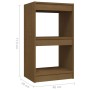 Solid pine wood bookshelf in honey brown color, 40x30x71.5 cm by vidaXL, Bookcases and shelves - Ref: Foro24-808136, Price: 3...