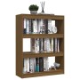 Raumteilerregal aus honigbraunem Kiefernholz, 100 x 30 x 103 cm von vidaXL, Bücherregale und Regale - Ref: Foro24-808216, Pre...