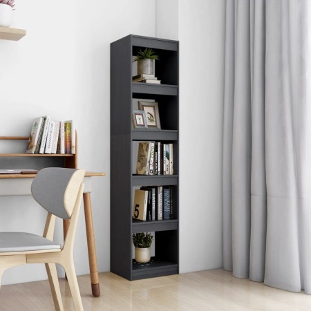 Gray pine wood shelving/space divider 40x30x167.5 cm by vidaXL, Bookcases and shelves - Ref: Foro24-808150, Price: 68,76 €, D...