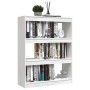 Solid white pine wood divider shelf 100x30x103 cm by vidaXL, Bookcases and shelves - Ref: Foro24-808214, Price: 76,05 €, Disc...