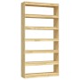 Solid pine wood shelf/space divider 100x30x200 cm by vidaXL, Bookcases and shelves - Ref: Foro24-808228, Price: 147,57 €, Dis...