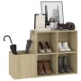 Sonoma oak plywood hallway shoe rack 105x35.5x70 cm by vidaXL, Shoe racks and shoe organizers - Ref: Foro24-808254, Price: 41...