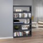 Gray pine shelving/space divider 100x30x167.5 cm by vidaXL, Bookcases and shelves - Ref: Foro24-808225, Price: 103,99 €, Disc...