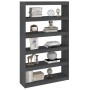 Gray pine shelving/space divider 100x30x167.5 cm by vidaXL, Bookcases and shelves - Ref: Foro24-808225, Price: 103,99 €, Disc...