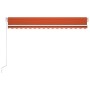 Orange and brown manual retractable awning 450x350 cm by vidaXL, Awnings - Ref: Foro24-3069000, Price: 388,99 €, Discount: %