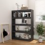 Gray pine wood space divider shelf 100x30x135.5cm by vidaXL, Bookcases and shelves - Ref: Foro24-808220, Price: 71,10 €, Disc...