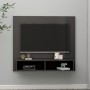 Mueble TV de pared contrachapado gris brillante 102x23,5x90 cm de vidaXL, Muebles TV - Ref: Foro24-808268, Precio: 54,99 €, D...