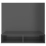 Mueble TV de pared contrachapado gris brillante 102x23,5x90 cm de vidaXL, Muebles TV - Ref: Foro24-808268, Precio: 54,99 €, D...