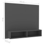 Mueble de TV de pared madera contrachapada gris 102x23,5x90 cm de vidaXL, Muebles TV - Ref: Foro24-808262, Precio: 48,55 €, D...