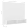 Weißer TV-Wandschrank aus Sperrholz, 102 x 23,5 x 90 cm von vidaXL, TV-Möbel - Ref: Foro24-808260, Preis: 46,55 €, Rabatt: %