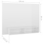 Glänzend weißer Wand-TV-Schrank aus Sperrholz, 120 x 23,5 x 90 cm von vidaXL, TV-Möbel - Ref: Foro24-808275, Preis: 57,93 €, ...