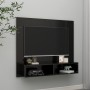 Glänzend schwarzer Wand-TV-Schrank aus Sperrholz, 102 x 23,5 x 90 cm von vidaXL, TV-Möbel - Ref: Foro24-808267, Preis: 47,32 ...