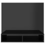 Mueble TV de pared contrachapado negro brillante 102x23,5x90 cm de vidaXL, Muebles TV - Ref: Foro24-808267, Precio: 47,32 €, ...