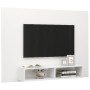 White plywood wall TV cabinet 135x23.5x90cm by vidaXL, TV Furniture - Ref: Foro24-808278, Price: 53,58 €, Discount: %