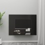 Mueble de TV de pared madera contrachapada negro 135x23,5x90 cm de vidaXL, Muebles TV - Ref: Foro24-808279, Precio: 44,64 €, ...