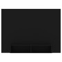 Mueble de TV de pared madera contrachapada negro 135x23,5x90 cm de vidaXL, Muebles TV - Ref: Foro24-808279, Precio: 44,64 €, ...