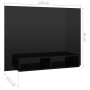 Glänzend schwarzer Wand-TV-Schrank aus Sperrholz, 120 x 23,5 x 90 cm von vidaXL, TV-Möbel - Ref: Foro24-808276, Preis: 40,72 ...