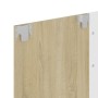 TV-Wandschrank aus Sperrholz in Weiß und Eiche, 120 x 23,5 x 90 cm von vidaXL, TV-Möbel - Ref: Foro24-808274, Preis: 61,75 €,...