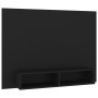 Wall-mounted TV stand made of black plywood 120x23.5x90 cm by vidaXL, TV Furniture - Ref: Foro24-808270, Price: 53,05 €, Disc...