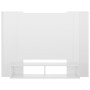 Glossy white plywood wall TV cabinet 120x23.5x90cm by vidaXL, TV Furniture - Ref: Foro24-808293, Price: 43,99 €, Discount: %