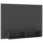 Gray plywood wall TV cabinet 120x23.5x90 cm by vidaXL, TV Furniture - Ref: Foro24-808271, Price: 51,52 €, Discount: %