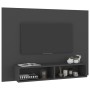 Gray plywood wall TV cabinet 120x23.5x90 cm by vidaXL, TV Furniture - Ref: Foro24-808271, Price: 51,52 €, Discount: %