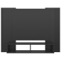 Glossy gray plywood wall TV cabinet 120x23.5x90 cm by vidaXL, TV Furniture - Ref: Foro24-808295, Price: 53,99 €, Discount: %