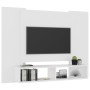 Mueble de TV de pared madera contrachapada blanco 120x23,5x90cm de vidaXL, Muebles TV - Ref: Foro24-808287, Precio: 41,99 €, ...